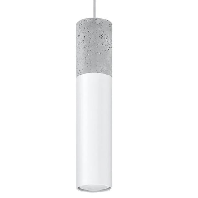Sollux Lighting Hängeleuchte Borgio 1 Weiß