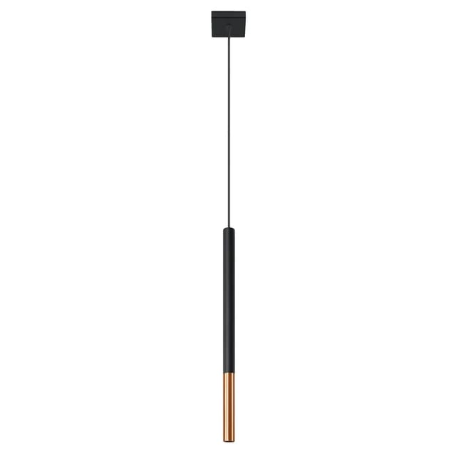 Sollux Lighting Hängeleuchte Mozaica 1 Schwarz/Kupfer