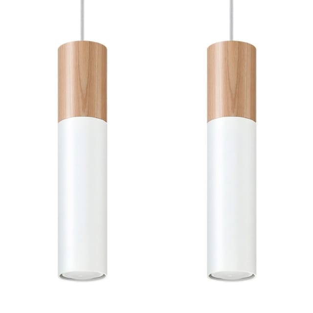 Sollux Lighting Hängeleuchte Pablo 2 Weiß