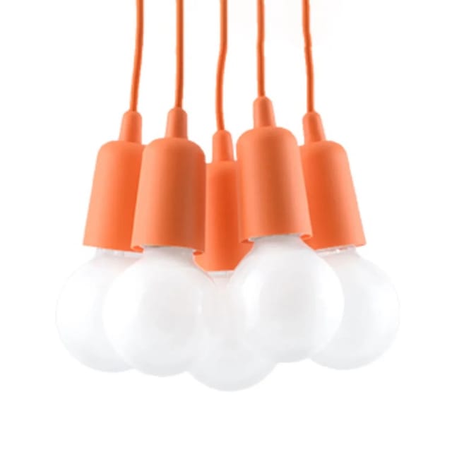 Sollux Lighting Hängeleuchte Diego 5 Orange