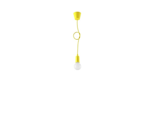 Sollux Lighting Hängeleuchte Diego 1 gelb