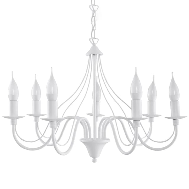 Sollux Lighting Kronleuchter Minerwa 7 Weiß