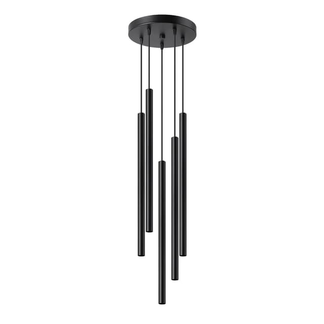 Sollux Lighting Pendelleuchten Pastelo 5P Schwarz