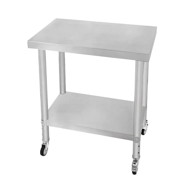 Monstershop Edelstahl Arbeitstisch 76cm x 45cm x 86cm