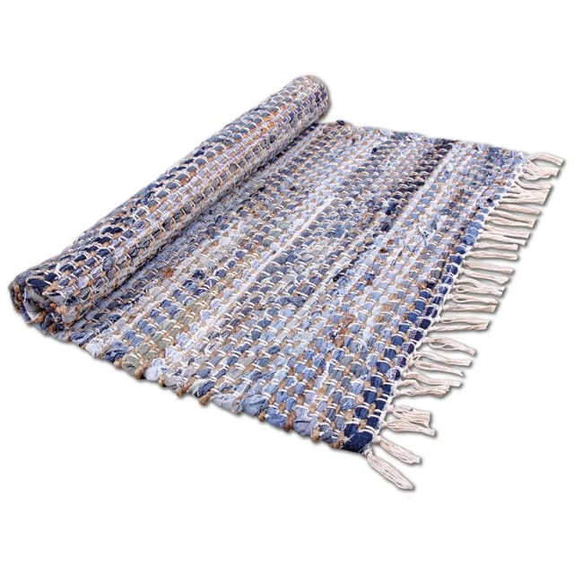 Bestlivings Flickenteppiche Jeans 60 x 90 cm Jeans Bone