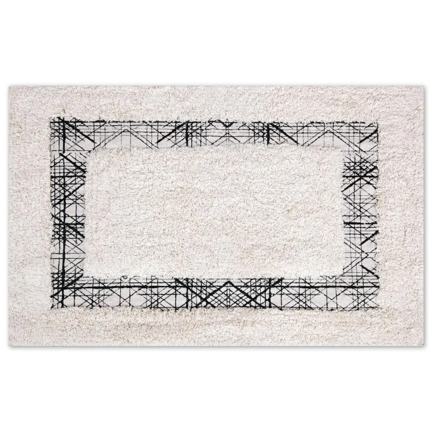 Bestlivings Badematten Natur Und Hellbeige 50 x 80 cm Lines