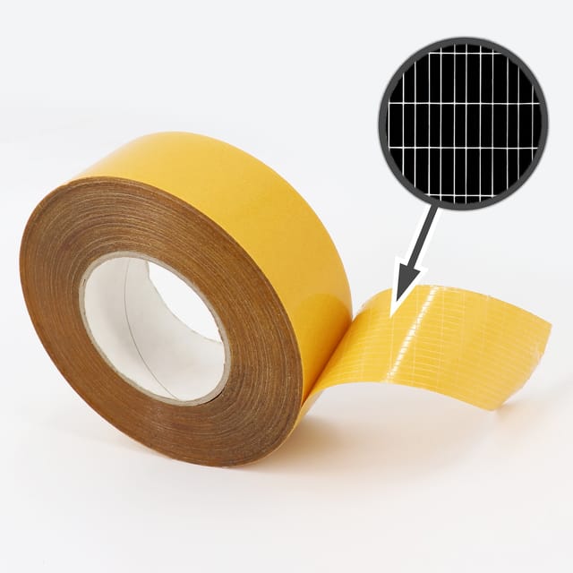Aquagart 7x Doppelseitiges Gewebeklebeband für Unkrautvlies Gartenvlies Bodengewebe