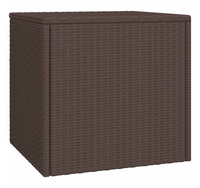 vidaXL Beistelltische 3 Stk. Braun Poly Rattan