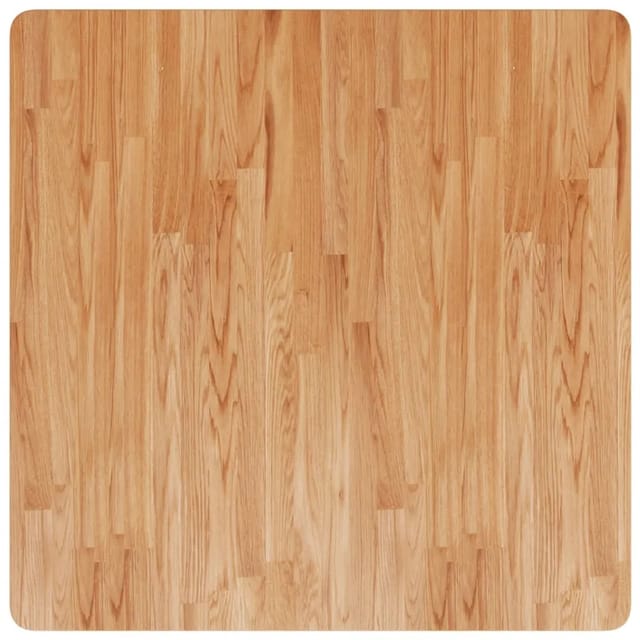 vidaXL Tischplatte Quadratisch Hellbraun 80x80x1,5cm Behandelte Eiche