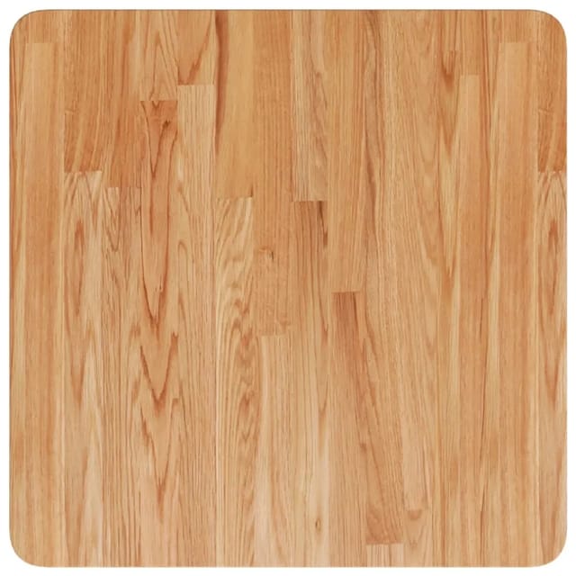 vidaXL Tischplatte Quadratisch Hellbraun 50x50x4cm Behandelte Eiche
