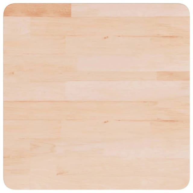 vidaXL Tischplatte Quadratisch 50x50x2,5 cm Eichenholz Unbehandelt