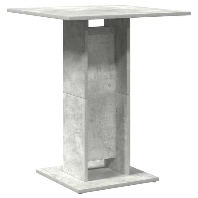 vidaXL BistRotisch Betongrau 60x60x75 cm Holzwerkstoff
