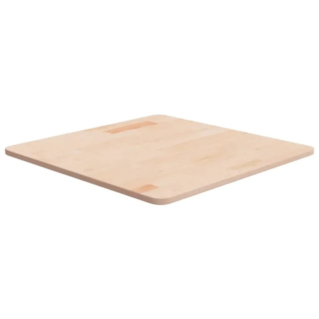 vidaXL Tischplatte Quadratisch 60x60x1,5 cm Eichenholz Unbehandelt