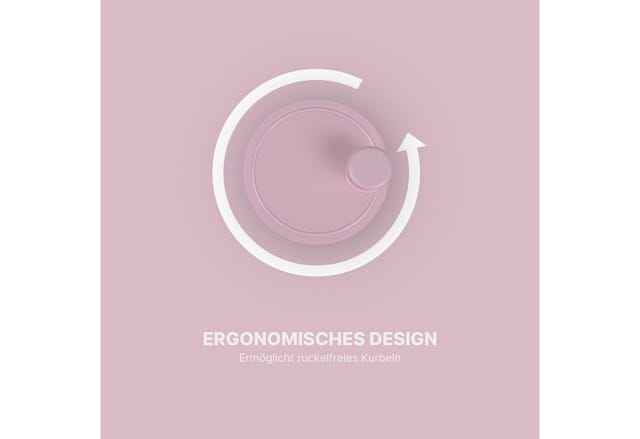ProHome Salatschleuder 4 Liter Ø25 cm Rosa