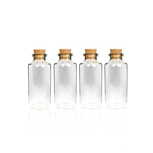 Bestlivings Fläschchen Glas mit Korken Set 10ml 8er Pack