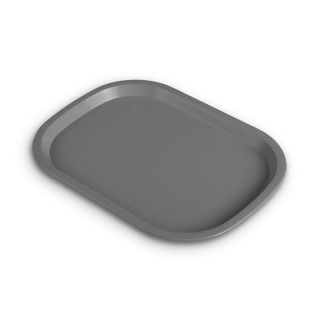 ProHome Kunststoff Tablett BPA Frei 377 x 277 cm Grau