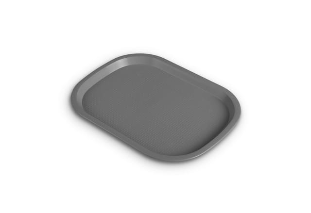 ProHome Kunststoff Geschirr Set BPA Frei Grau 14 Teilig 4 Personen