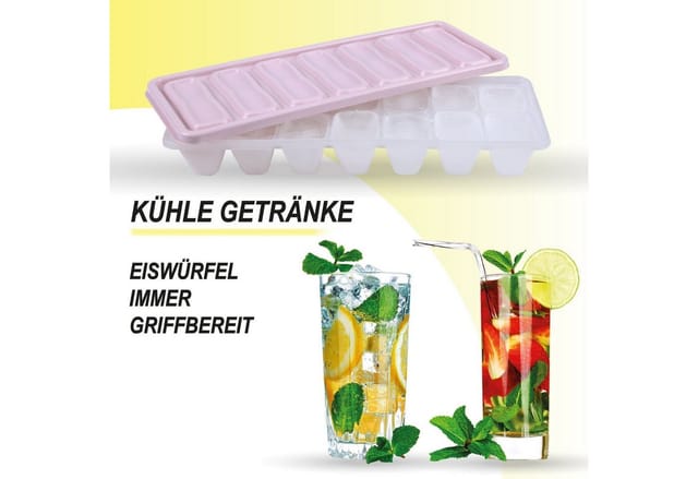 ProHome Eiswürfelform Rosa