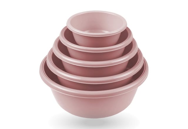 Bestgoodies Schüssel 5er Set Rosa