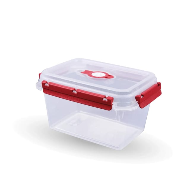 Bestlivings Frischhaltebox Mit Deckel Fresh System 1,5 Liter Lunchbox Rot