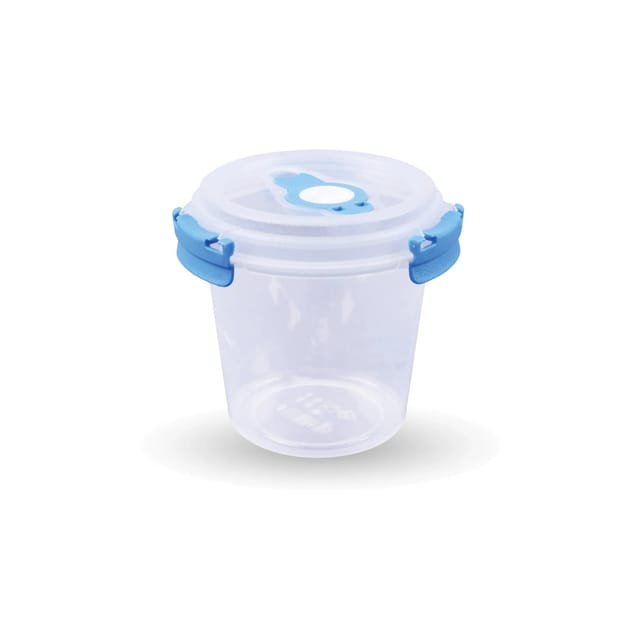 Bestlivings Frischhaltebox Mit Deckel Fresh System 0,64 Liter Joghurt Dose Blau