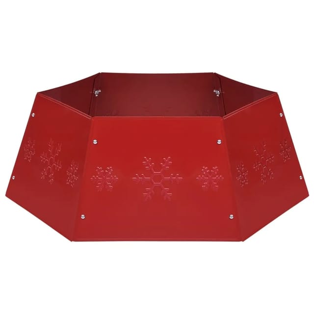 vidaXL Weihnachtsbaumrock Rot Ø68x25 cm
