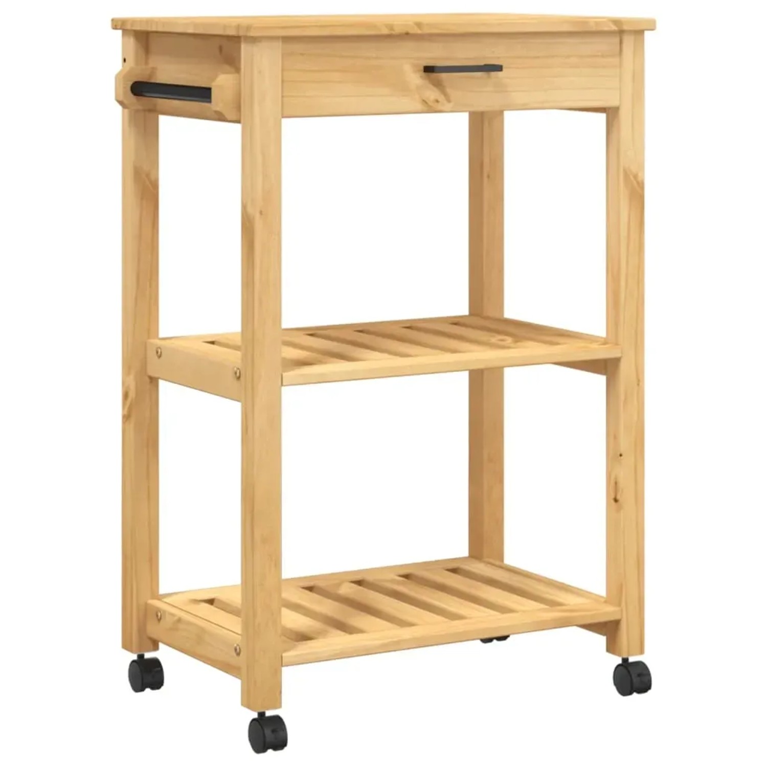vidaXL Küchenwagen MONZA 60x40x90 cm Massivholz Kiefer Modell 7