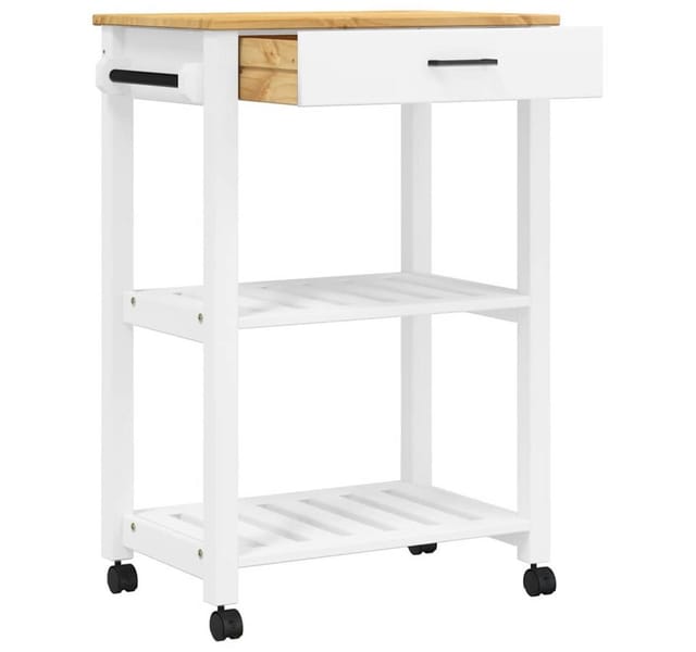 vidaXL Küchenwagen MONZA 60x40x90 cm Massivholz Kiefer Modell 8