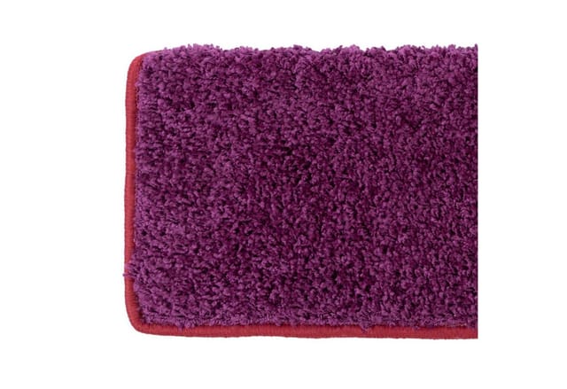 KARAT Shaggy Stufenmatte Barcelona Rechteckig 23,5 x 65 cm Berry