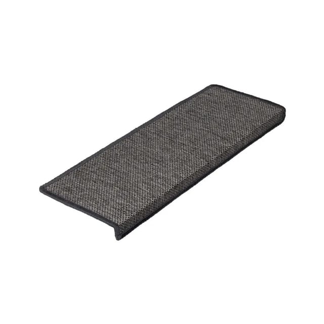 KARAT Stufenmatte Sabang Sisaloptik Gekettelt Anthrazit 23,5 x 65 cm Rechteckig