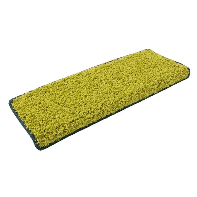 KARAT Shaggy Stufenmatte Barcelona Rechteckig 23,5 x 65 cm Grün