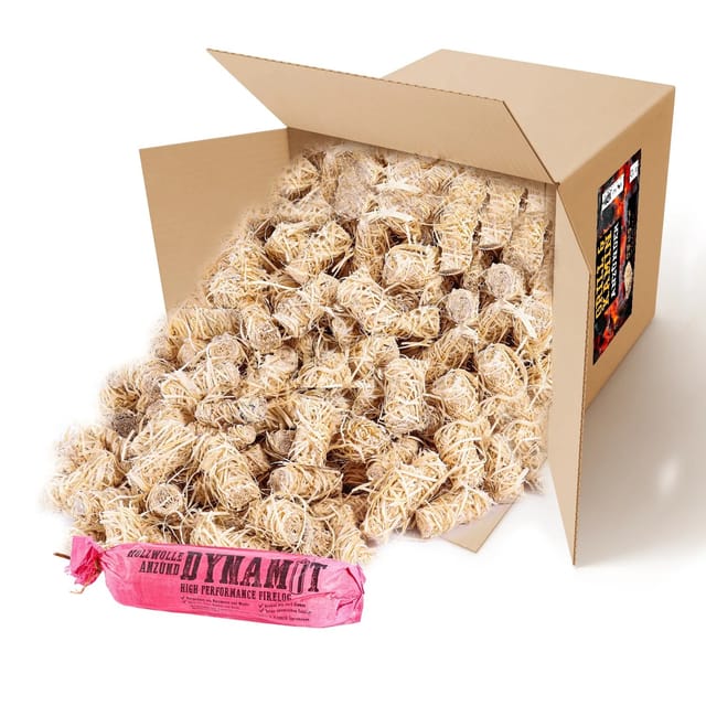 Flammingo Holzwolle Anzünder 2.5kg Karton ca. 200 Stück