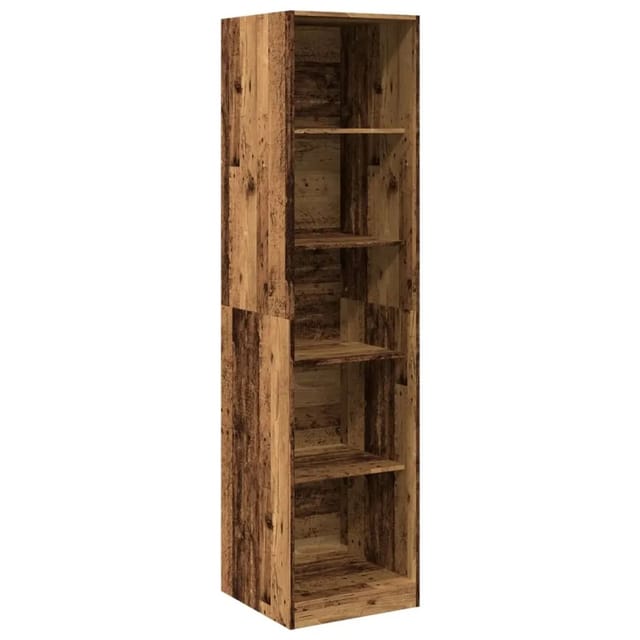 Vidaxl Kleiderschrank Altholz-optik 50x50x200 Cm Holzwerkstoff