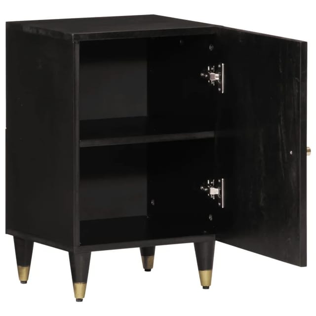 vidaXL Badschrank 38x33x58 cm Massivholz Mango Modell 3