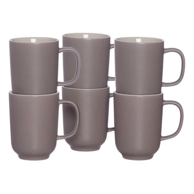 Ritzenhoff & Breker Jasper Kaffeebecher 285 ml 6er Set Taupe