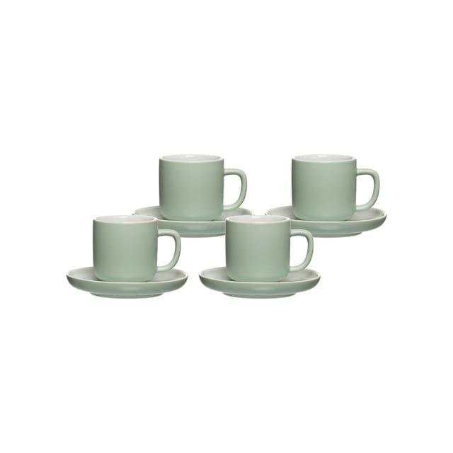 Ritzenhoff & Breker Jasper Espressotasse mit Untertasse 100 ml 4er Set Mint
