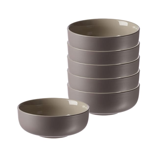 Ritzenhoff & Breker Jasper Müslischale 14 cm 6er Set Taupe