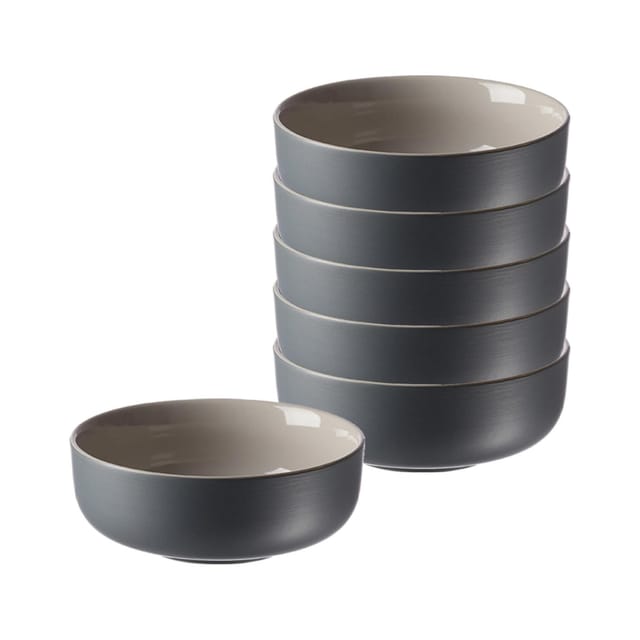 Ritzenhoff & Breker Jasper Müslischale 14 cm 6er Set Grau