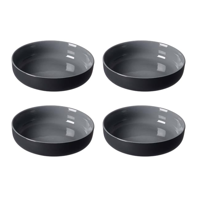 Ritzenhoff & Breker Jasper Suppenschale 19 cm 4er Set Schwarz