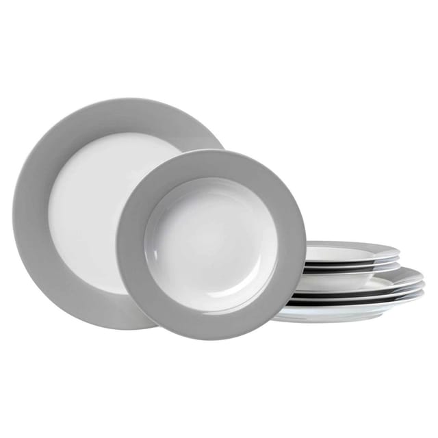 Ritzenhoff & Breker Doppio Tafelservice 8-teilig Grau
