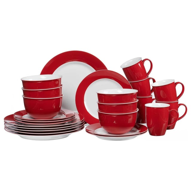 Ritzenhoff & Breker Doppio Kombiservice 24-teilig Rot