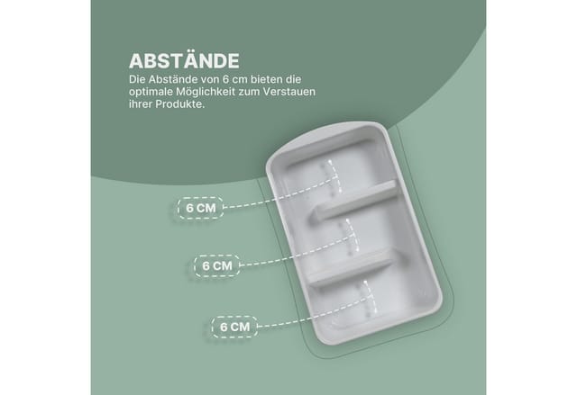 ProHome Küchenorganizer Gewürze & Tüten Weiß 4er Pack
