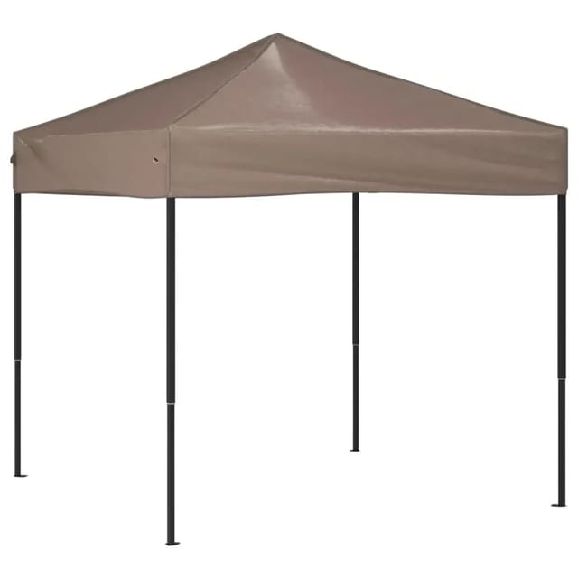vidaXL Partyzelt Faltbar Taupe 2x2 m