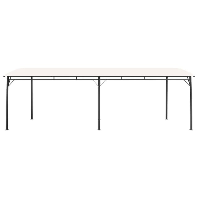 vidaXL Garten-Sonnenschutz 6x3x2,55 m CremeWeiß