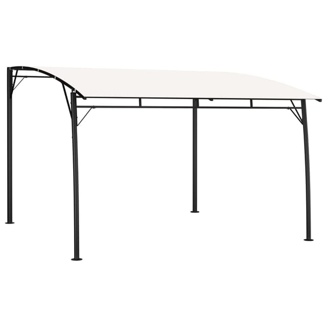 vidaXL Garten-Sonnenschutz 3x3x2,55 m CremeWeiß