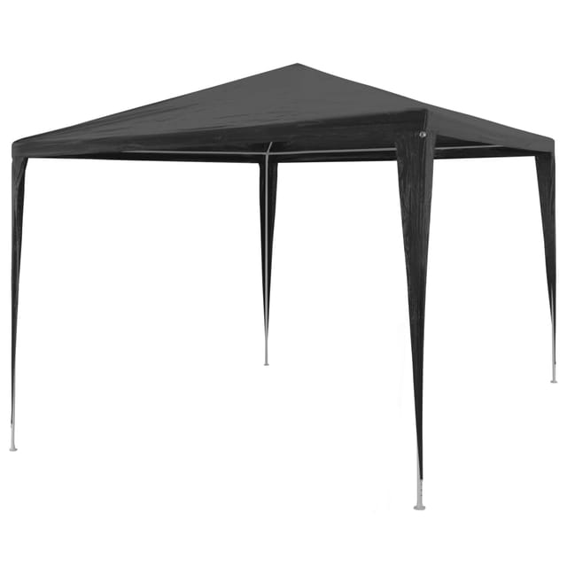 vidaXL Partyzelt 3x3 m PE Anthrazit