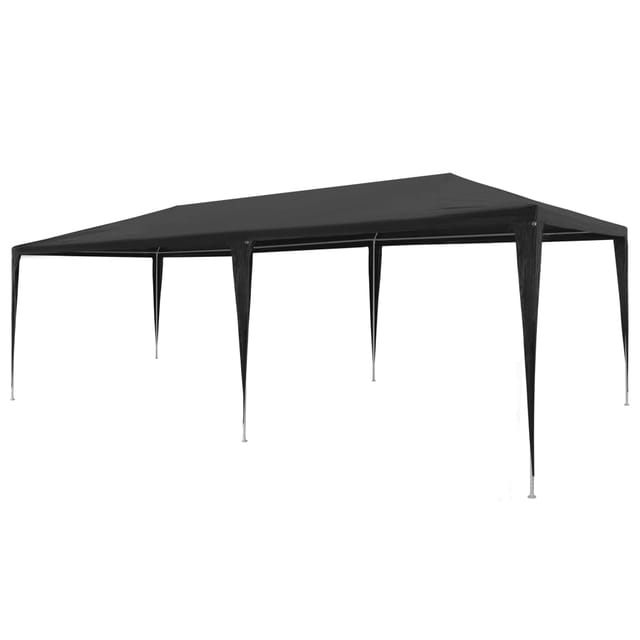 vidaXL Partyzelt 3x6 m PE Anthrazit