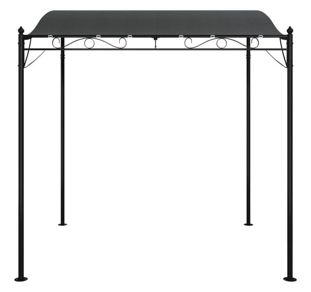 vidaXL Markise Anthrazit 2x2,3 m 180 g/m2 Stoff und Stahl