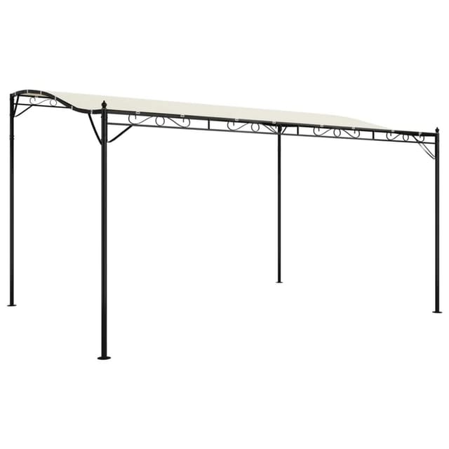 vidaXL Markise Creme 4x3 m 180 g/m2 Stoff und Stahl