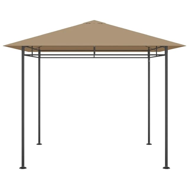 vidaXL Pavillon 3x3x2,7 m Taupe 180 g/m2